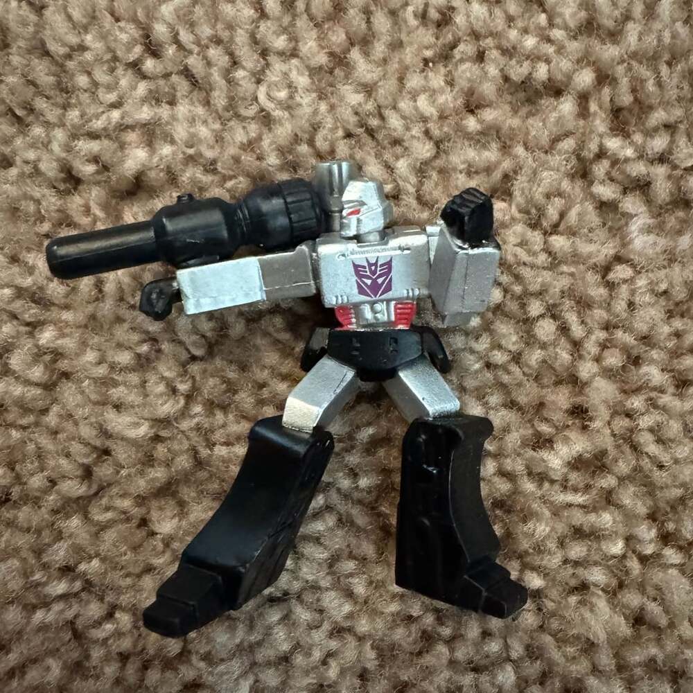 Hasbro Transformers Mini Figure Megatron Silver Black